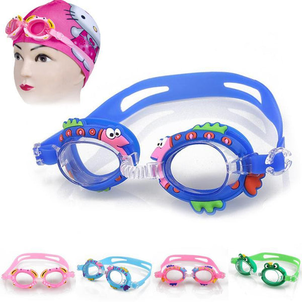 Kids Swim Goggles Cute Fish Shaped Swim Goggles Anti Fog Kids Goggles  Waterproof Swimming Google Children Adjustable Cartoon Swim Glasses(Green)  : : Sports & Outdoors