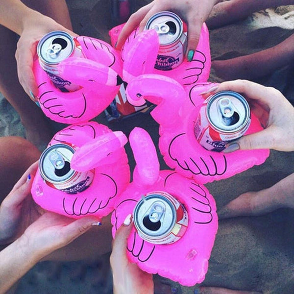 Mini Flamingo Floating Inflatable Drink Holder