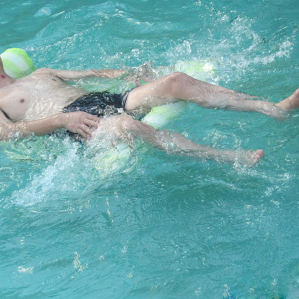 Stripe Floating Sleeping Pool Bed