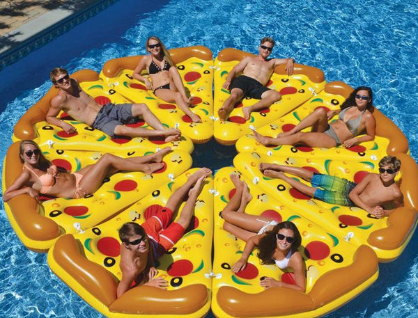 Inflatable Giant Pizza Floating Pool Bed
