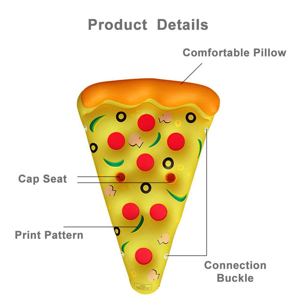 Inflatable Giant Pizza Floating Pool Bed